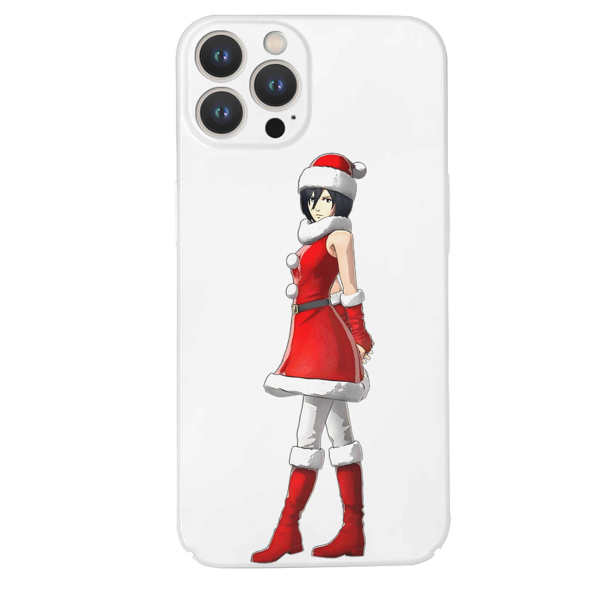 （画像用） 進撃の巨人 ミカサ·アッカーマン Attack on Titan Mikasa Ackerman 【iPhone 14シリーズ対応】ハードケース